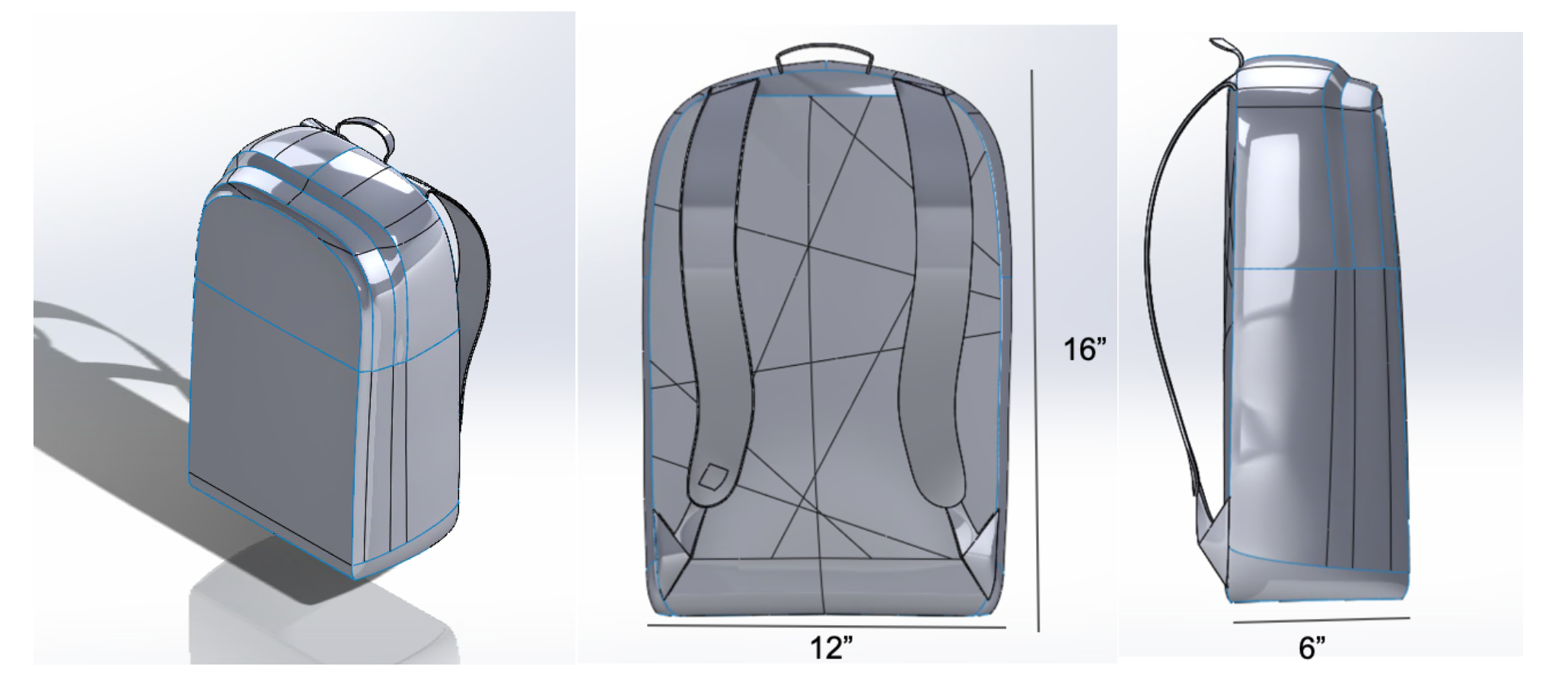 CAD renders of Lit Pak